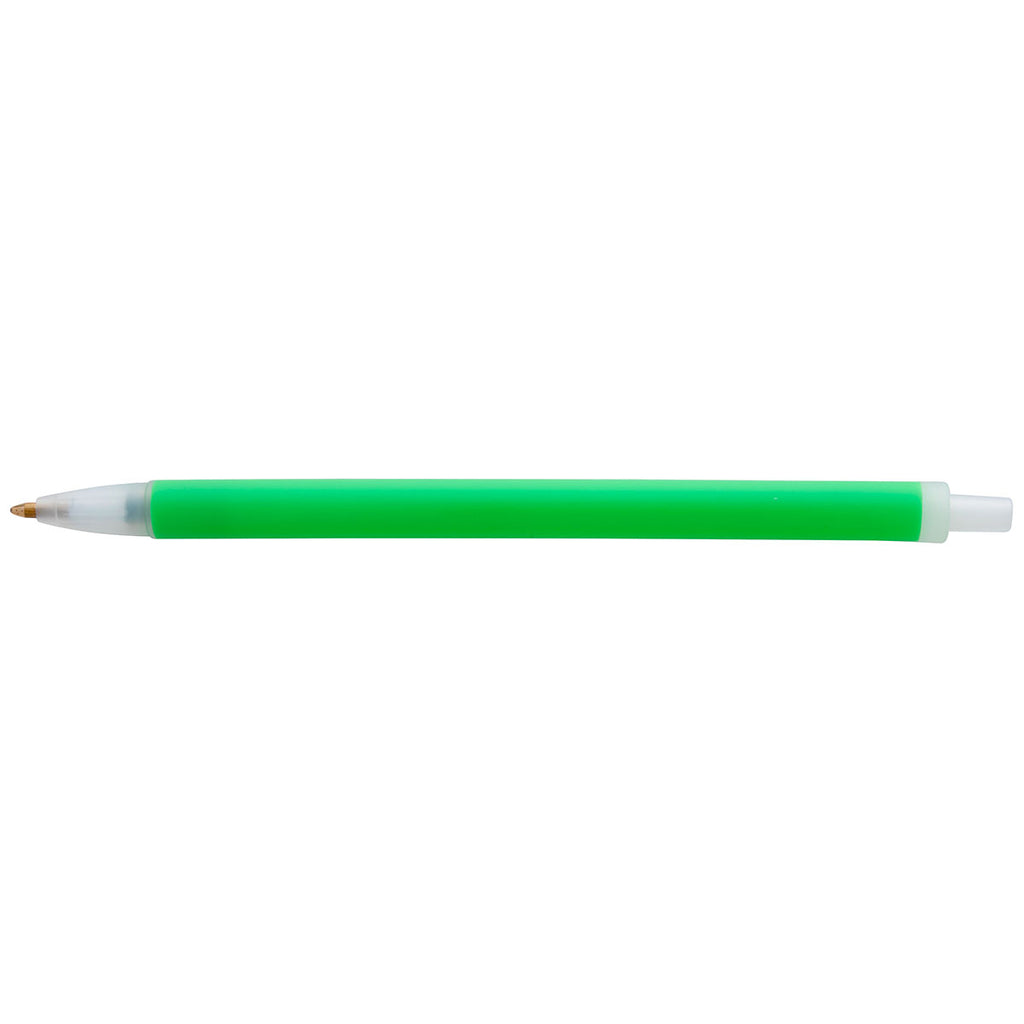 Good Value Neon Green with Blue Ink Contender Party Pen