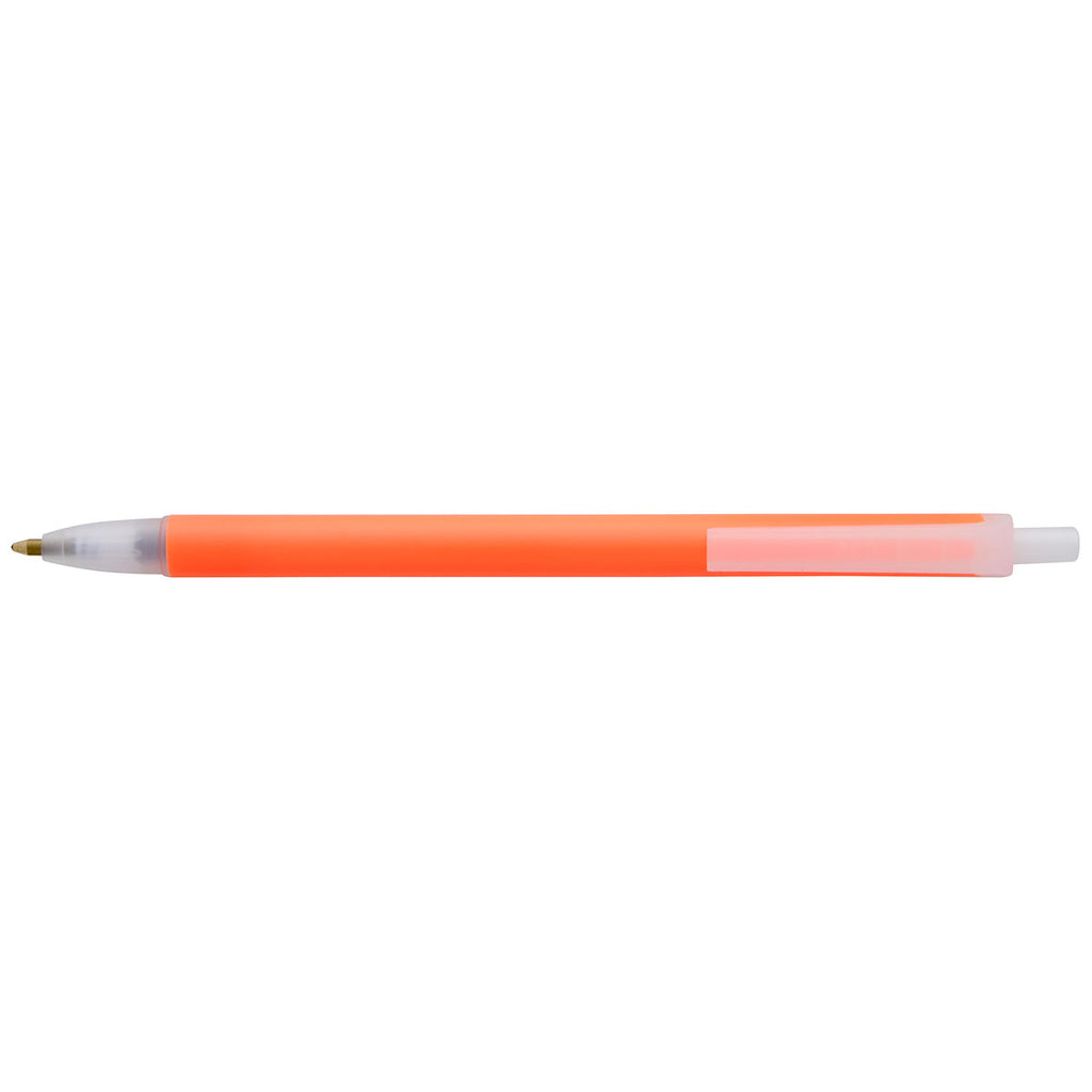 Good Value Neon Orange with Black Ink Contender Party Pen