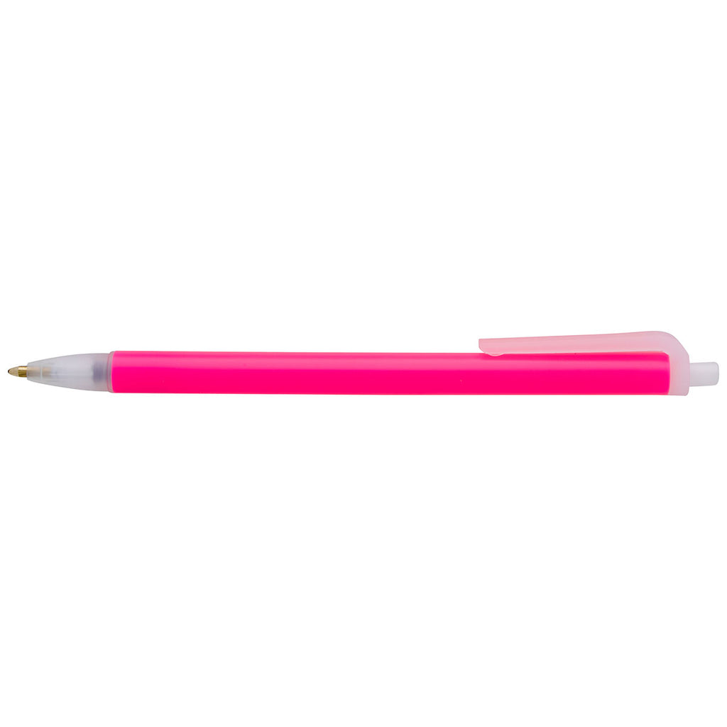 Good Value Neon Pink with Black Ink Contender Party Pen