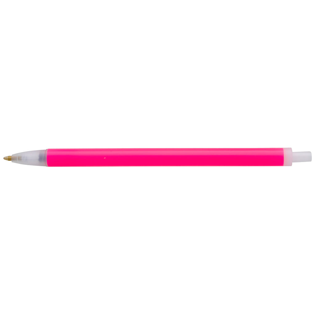 Good Value Neon Pink with Black Ink Contender Party Pen