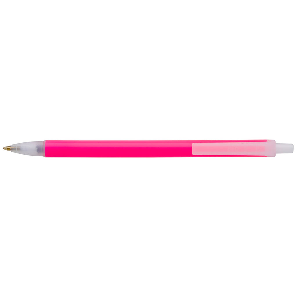 Good Value Neon Pink with Black Ink Contender Party Pen