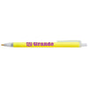 Good Value Neon Yellow with Blue Ink Contender Party Pen