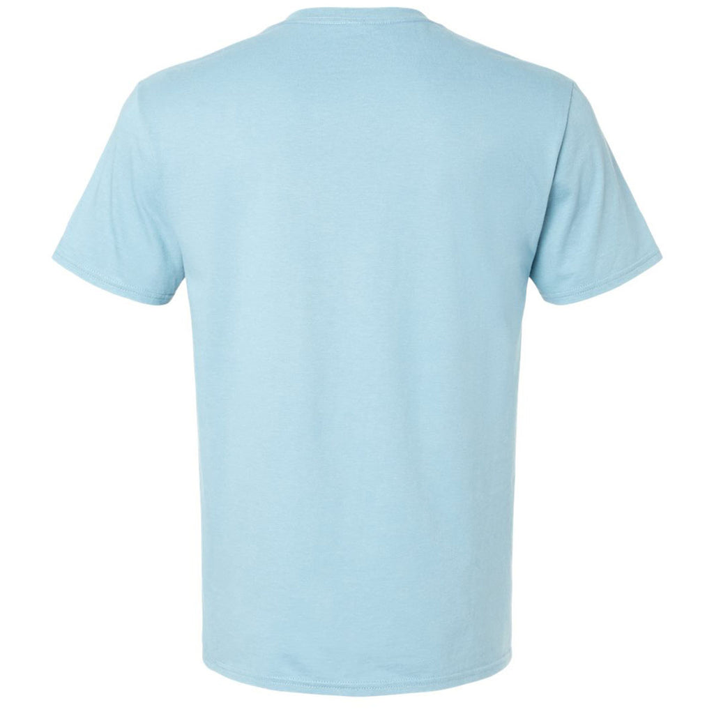 Jerzees Unisex Breezy Blue Premium Cotton T-Shirt