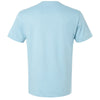 Jerzees Unisex Breezy Blue Premium Cotton T-Shirt