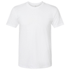 Next Level Men's White Triblend Crew Tee