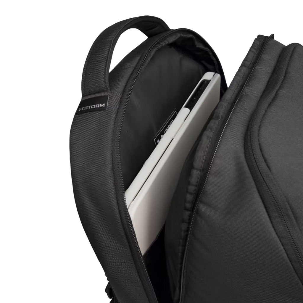 Under Armour Black/Metallic Silver No Weigh Backpack
