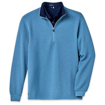 Straight Down Men's Petrol Optic Quarter Zip