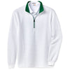 Straight Down Men's White Verde Optic Quarter Zip