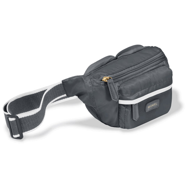 Paravel Flatiron Grey Fold-Up Belt Bag