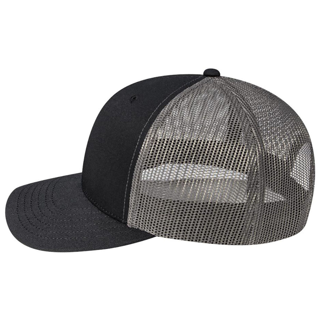 Pukka Black/Charcoal Charter Six-Panel Cap