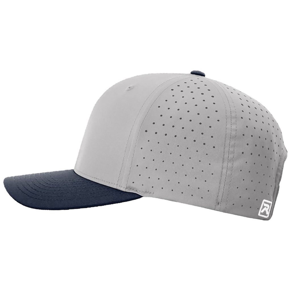 Richardson Grey/Grey/Navy Laser Perf R-Flex Snapback