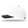 Richardson White/White/Black Laser Perf R-Flex Snapback