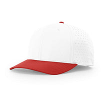 Richardson White/White/Red Laser Perf R-Flex Snapback