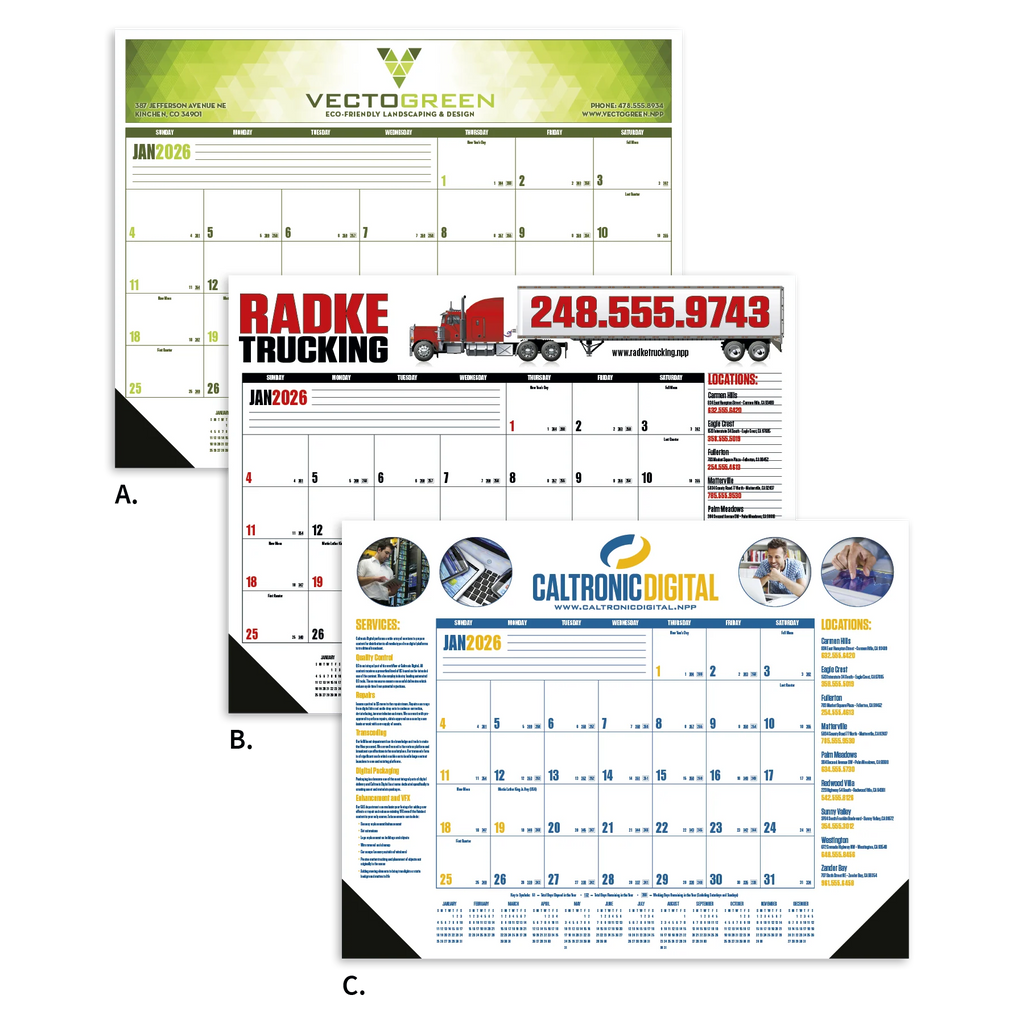 Good Value Red Multi-Color Desk Pad