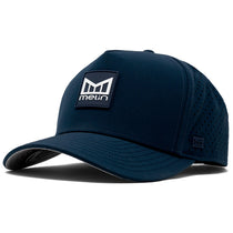 Melin Navy Odyssey Stacked Hydro Performance Snapback Hat