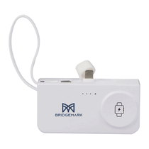 Leed's White Hue Plus 5000 mAh Power Bank with Watch Charger