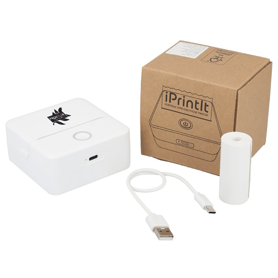 Leed's White IprintIt Portable Wireless Phone Printer