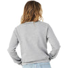 Bella + Canvas Women's Athletic Heather Sponge Fleece Classic Crewneck Sweatshirt