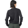 Bella + Canvas Women's Dark Grey Heather Sponge Fleece Classic Crewneck Sweatshirt