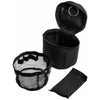 Wellable Black Recycled Round Travel Case