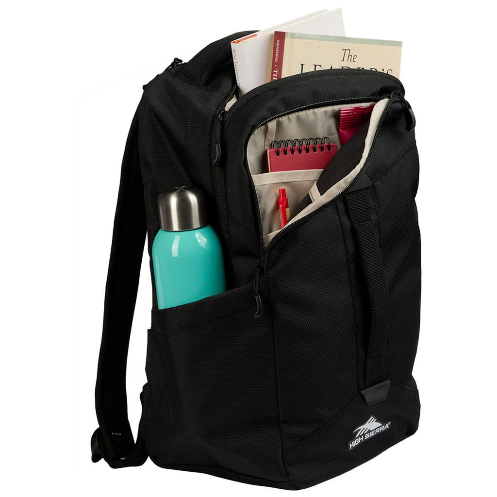 High Sierra Black Recycled Everyday Pack
