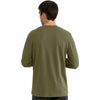 Next Level Unisex Military Green Ideal Thermal Long Sleeve T-Shirt