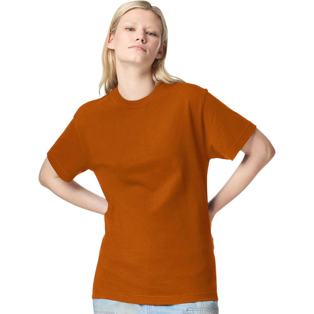 American Apparel Unisex Rust Super Heavyweight Tee