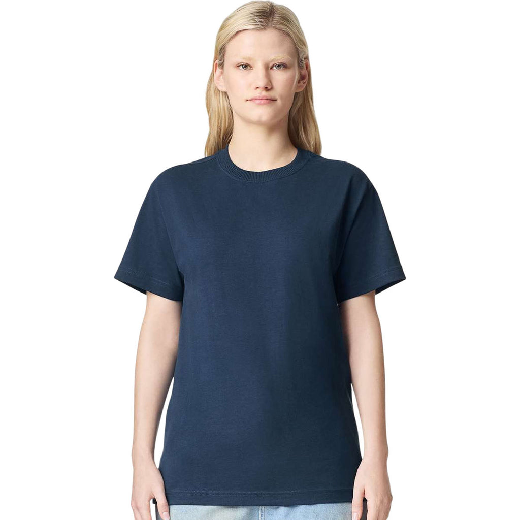 American Apparel Unisex Sea Blue Super Heavyweight Tee