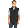 Charles River Men's Charcoal Heather Franconia Quilted Vest