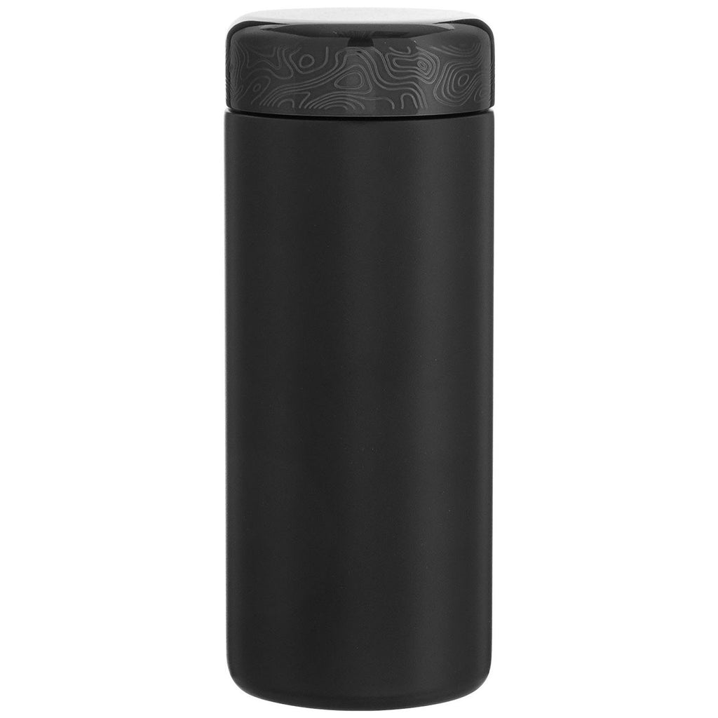 H2Go Matte Black Aerial 16.9oz Recycled Stainless Steel Tumbler