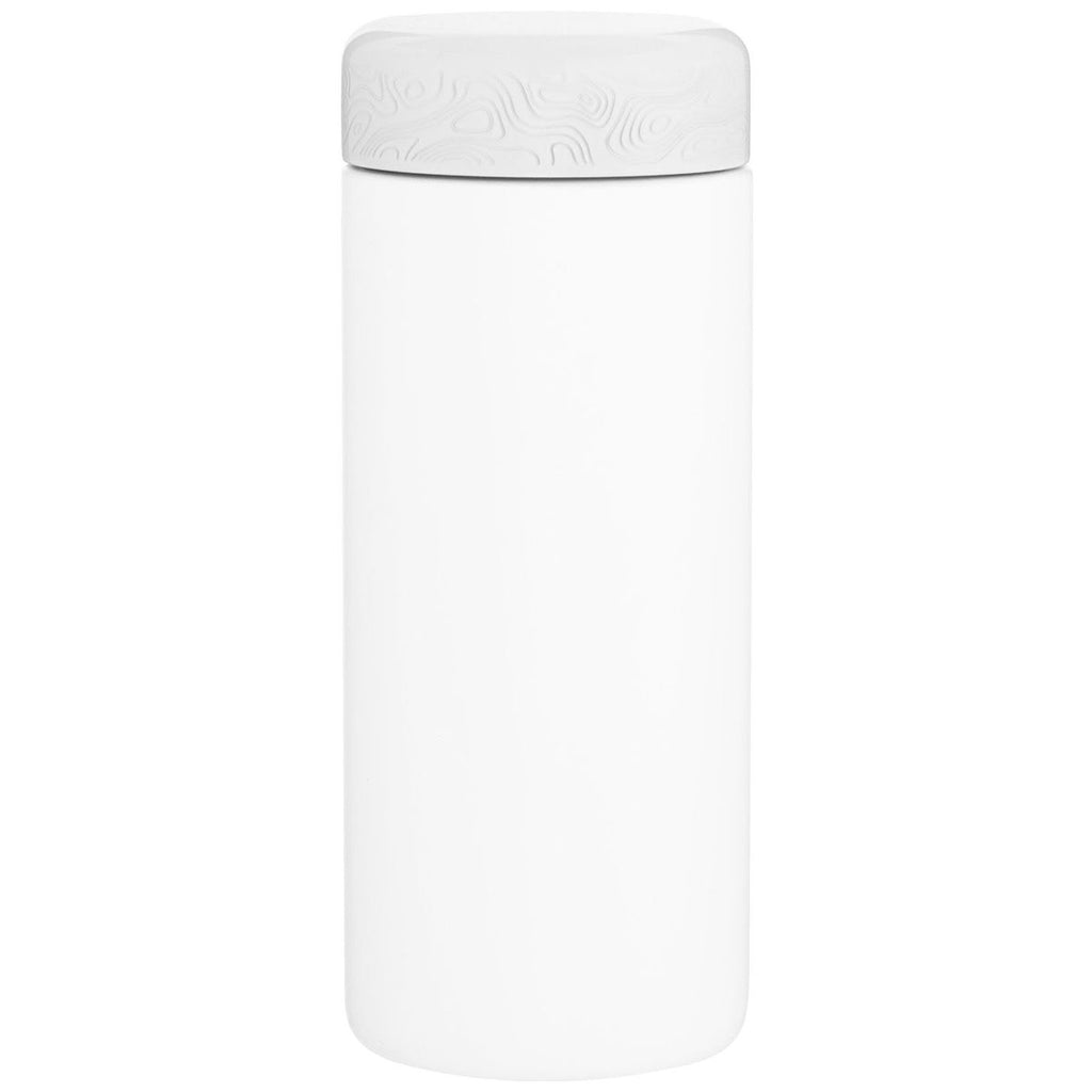 H2Go Matte White Aerial 16.9oz Recycled Stainless Steel Tumbler