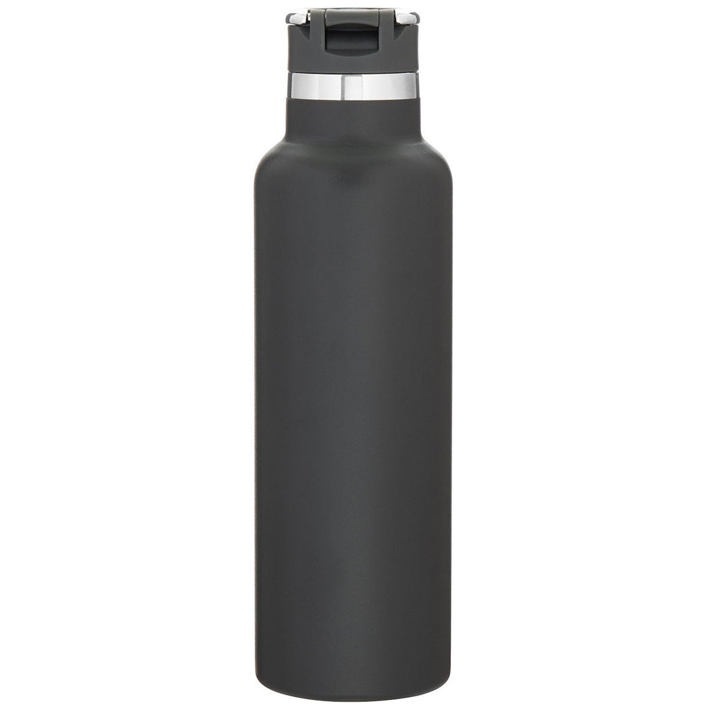 H2Go Matte Storm Grey Juno 20oz Stainless Steel Bottle