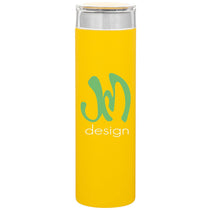 H2Go Matte Lemon Rocket 16.9oz Stainless Steel Thermal Bottle