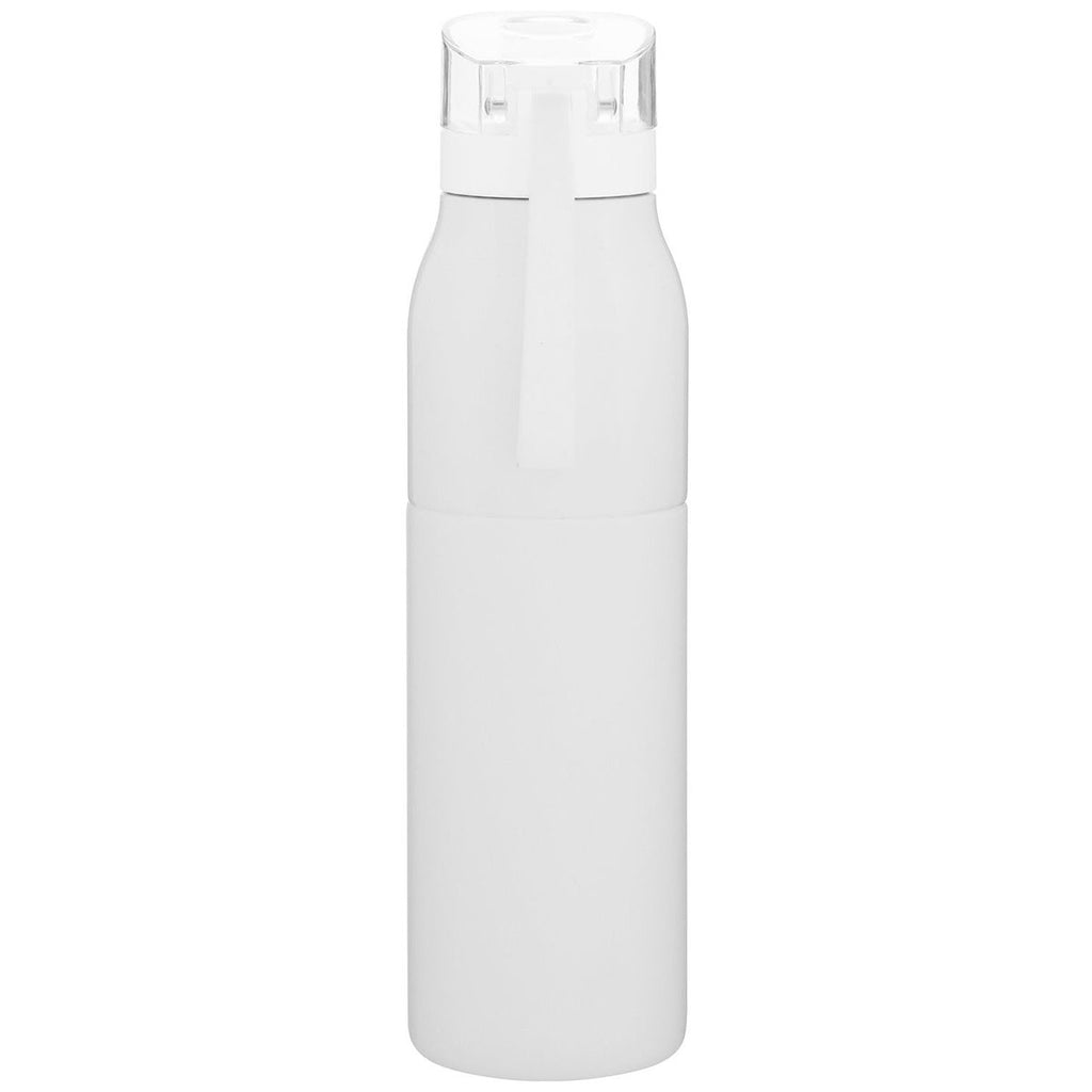 H2Go Matte White Vigor 25oz Stainless Steel Bottle