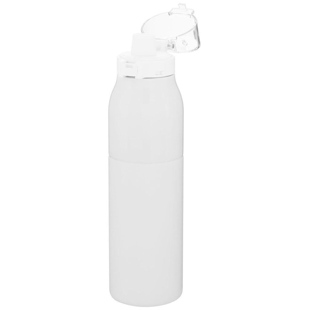 H2Go Matte White Vigor 25oz Stainless Steel Bottle