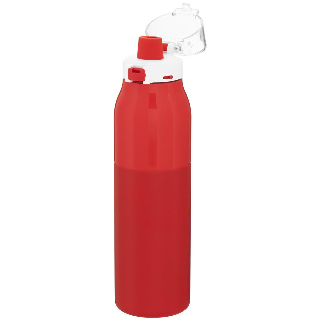 H2Go Matte Red Vigor 25oz Stainless Steel Bottle