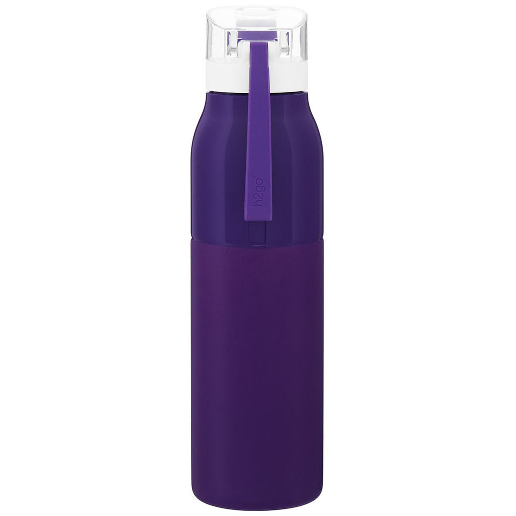 H2Go Matte Royal Purple Vigor 25oz Stainless Steel Bottle