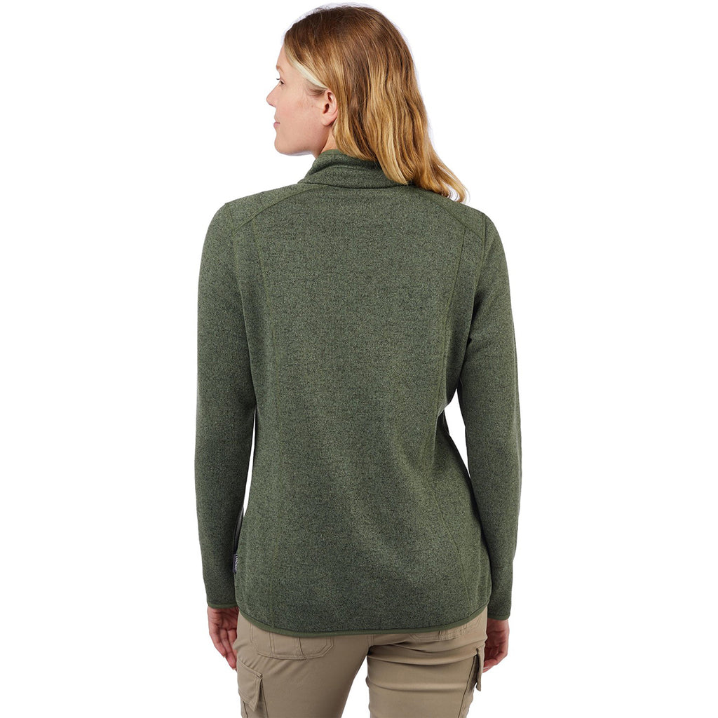 Landway Women's Fern Green Ashton Sweater Knit Fleece