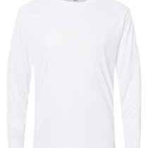 Paragon White Unisex Long Islander Performance Long Sleeve T-Shirt