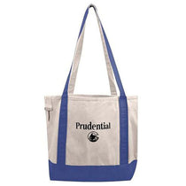 Small Blue Small Blue Accent Boat Bag