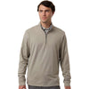 Adidas Men's Putty Beige Ultimate365 Classic Quarter-Zip Pullover