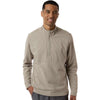 Adidas Men's Putty Beige Ultimate365 Cozy Quarter-Zip Pullover