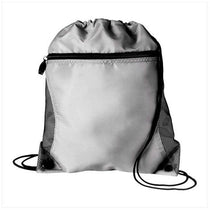 Good Value Metallic Silver Mesh Pocket Drawcord