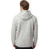 Adidas Men's Grey Heather Fleece Hooded Sweatshirt