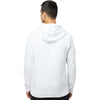 Adidas Men's White Fleece Hooded Sweatshirt