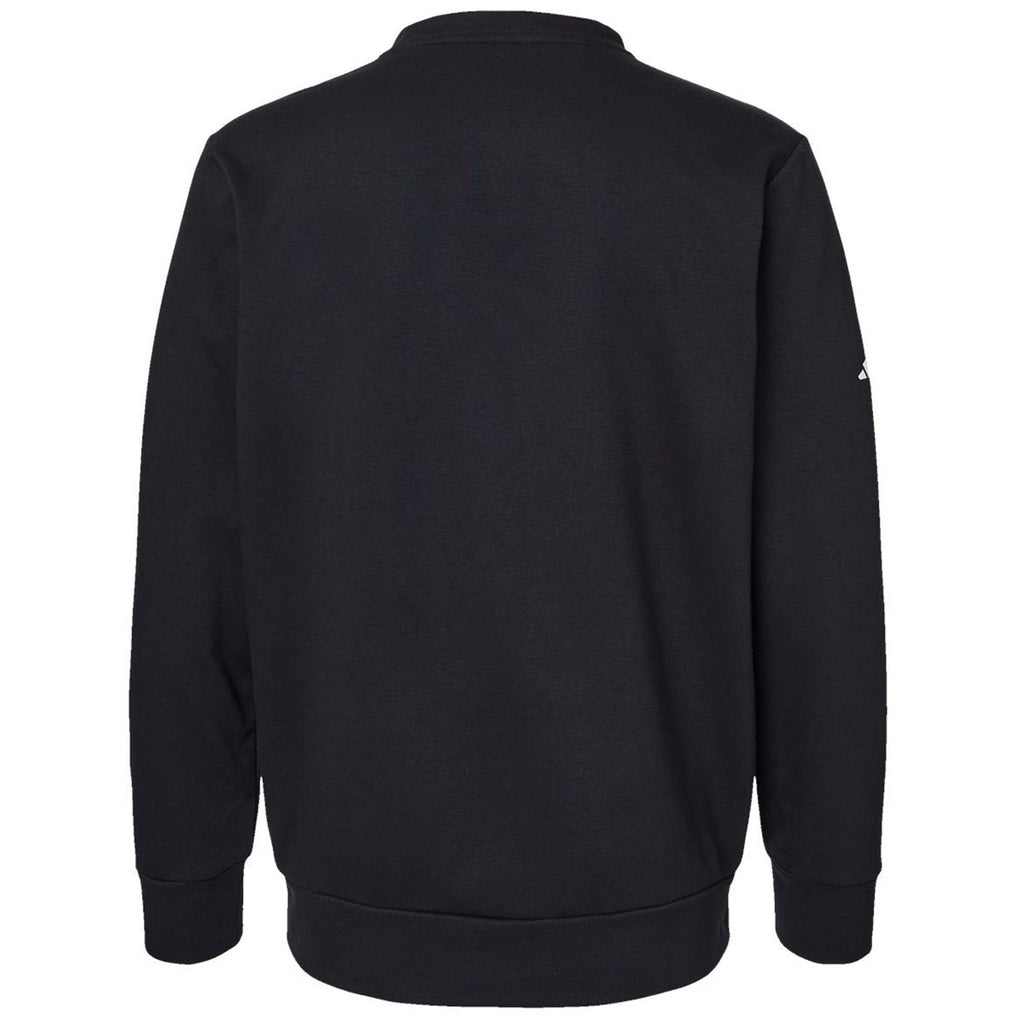 Adidas Men's Black Fleece Crewneck Sweatshirt