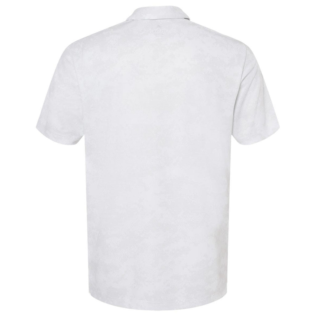 Adidas Men's White Camo Polo