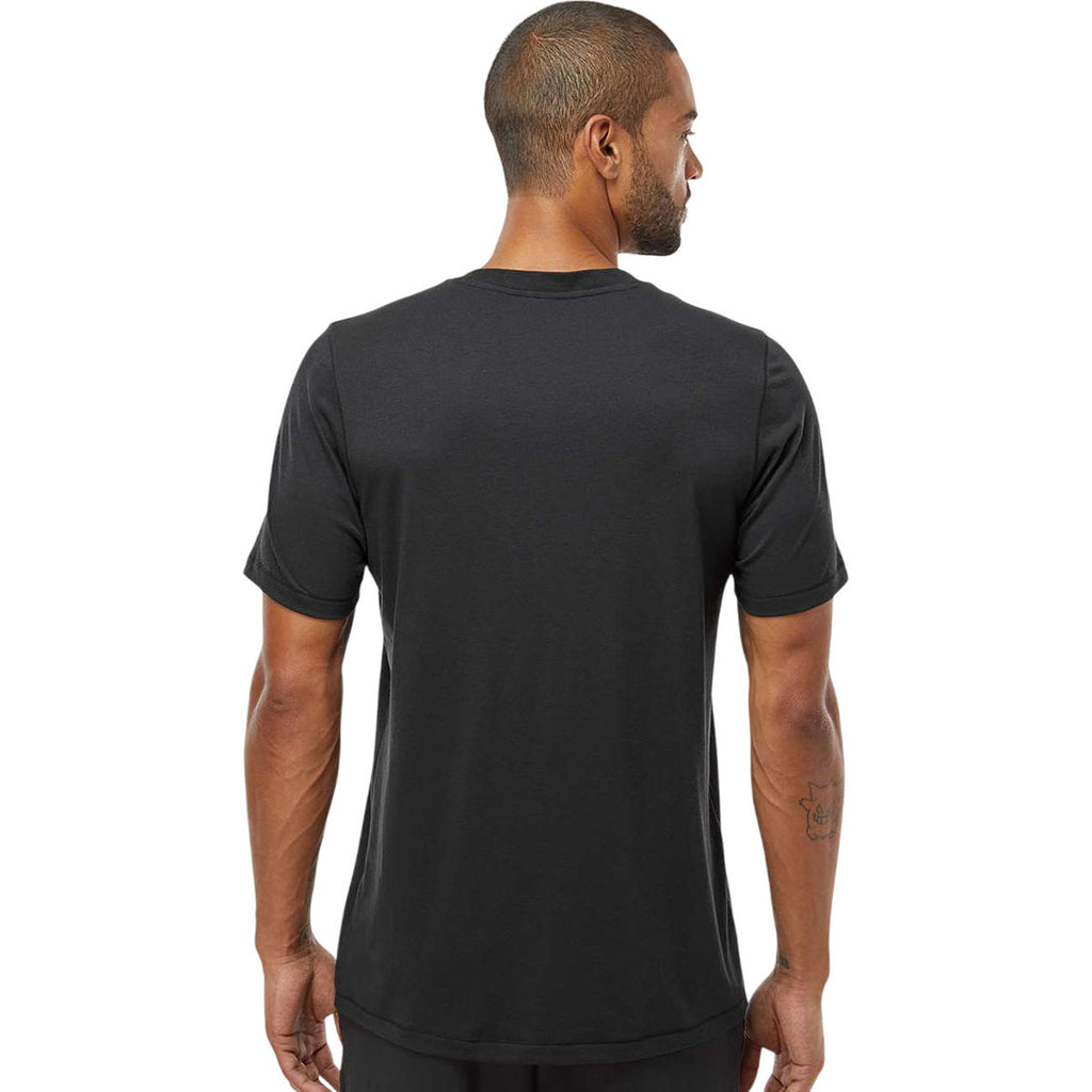 Adidas Men's Black Blended T-Shirt