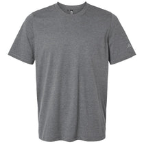 Adidas Men's Dark Grey Heather Blended T-Shirt