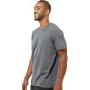 Adidas Men's Dark Grey Heather Blended T-Shirt